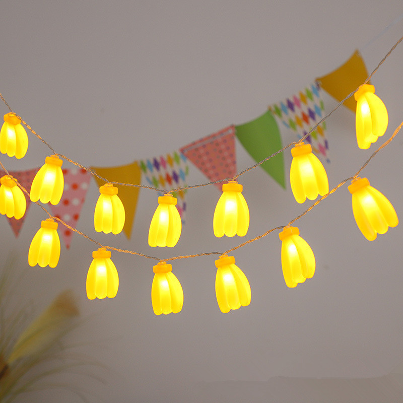 Lighting Decor For Diwali - 10/20/40 Led Muz Asılı Dize Işıklar