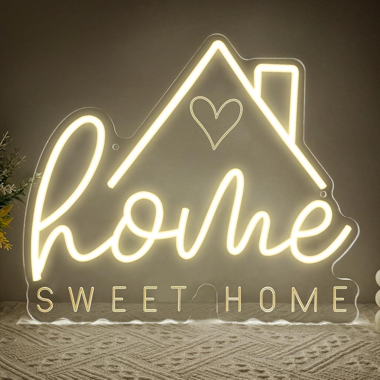 Lighting Decor For Home - Tatlı Ev Neon Tabela USB Kısılabilir
