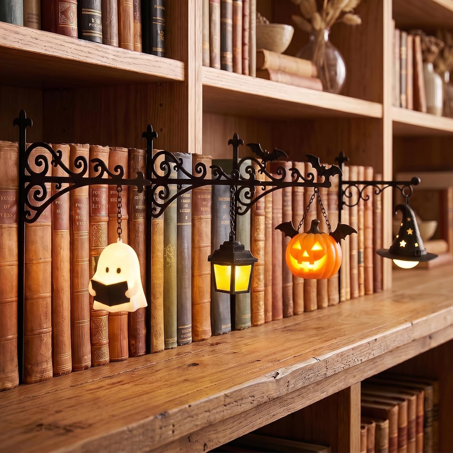 Lighting Decor For Home - Kütüphane Feneri-Dekoratif Kitaplık Aydınlatması Okuma Köşesi