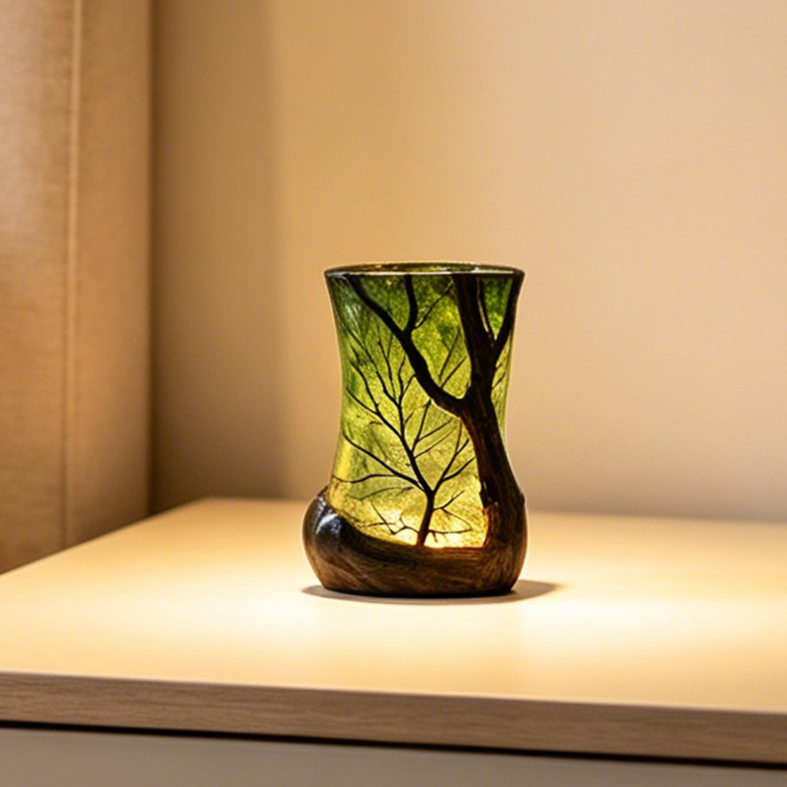 Lighting Decor For Home - Başucu Masa Lambası Orman Gece Lambası