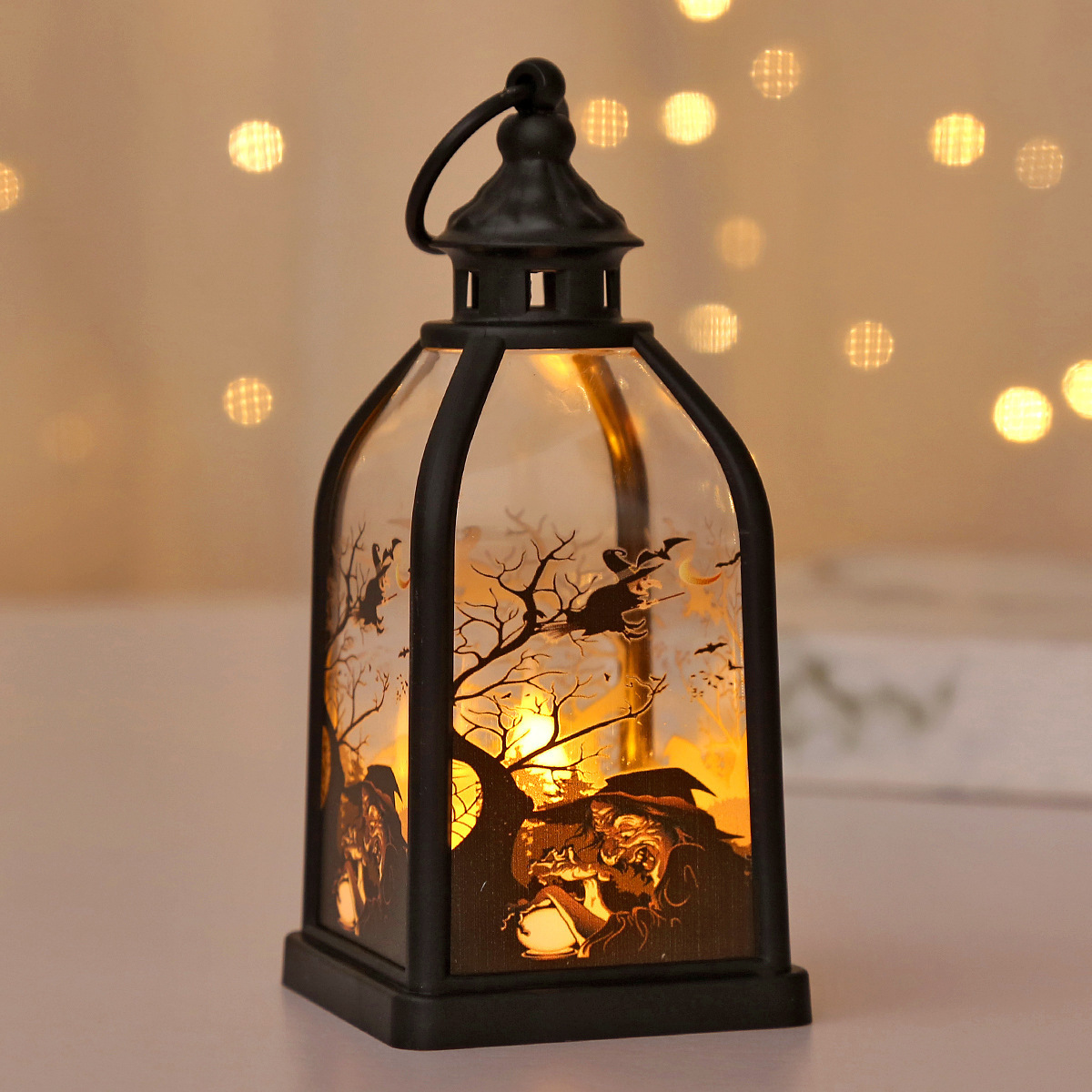 Lighting Decor For House - Hayalet Kalesi Balkabağı LED Alev Feneri