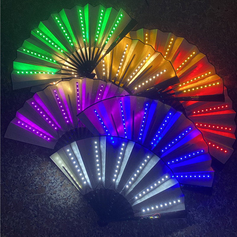 Lighting Decor For Diwali - Katlanır el Fan ile portatif Led