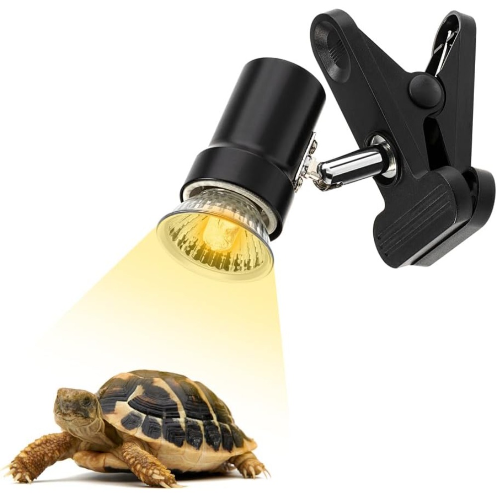 Gecko Lighting & Decor - Sürüngen Isıtma Lambası Aparatı E27 Klipsli