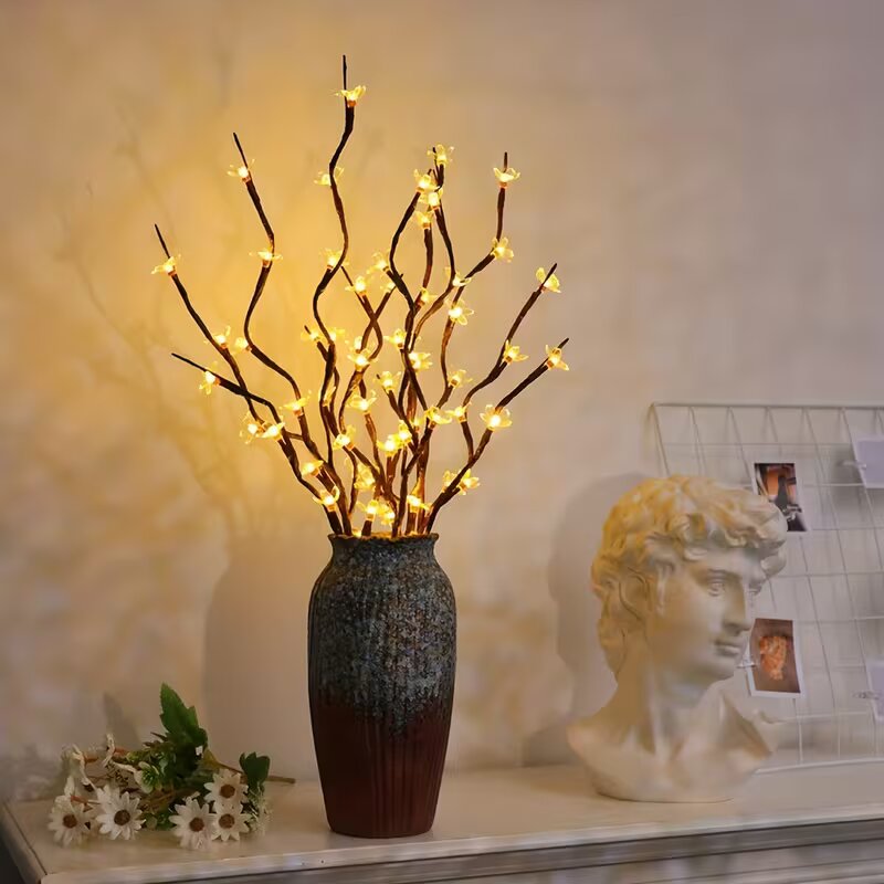 Lighting Tree Decor - 1/2 adet 20LED kiraz çiçeği ağacı