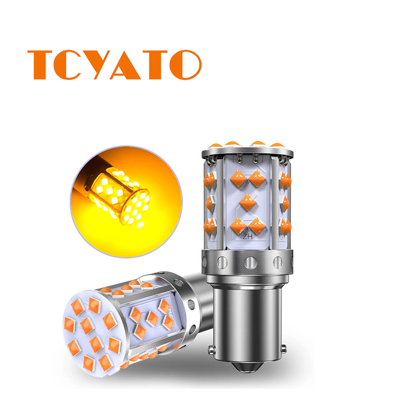Orange Lighting Decor - TCYATO 2 adet 1156 P21W BA15S