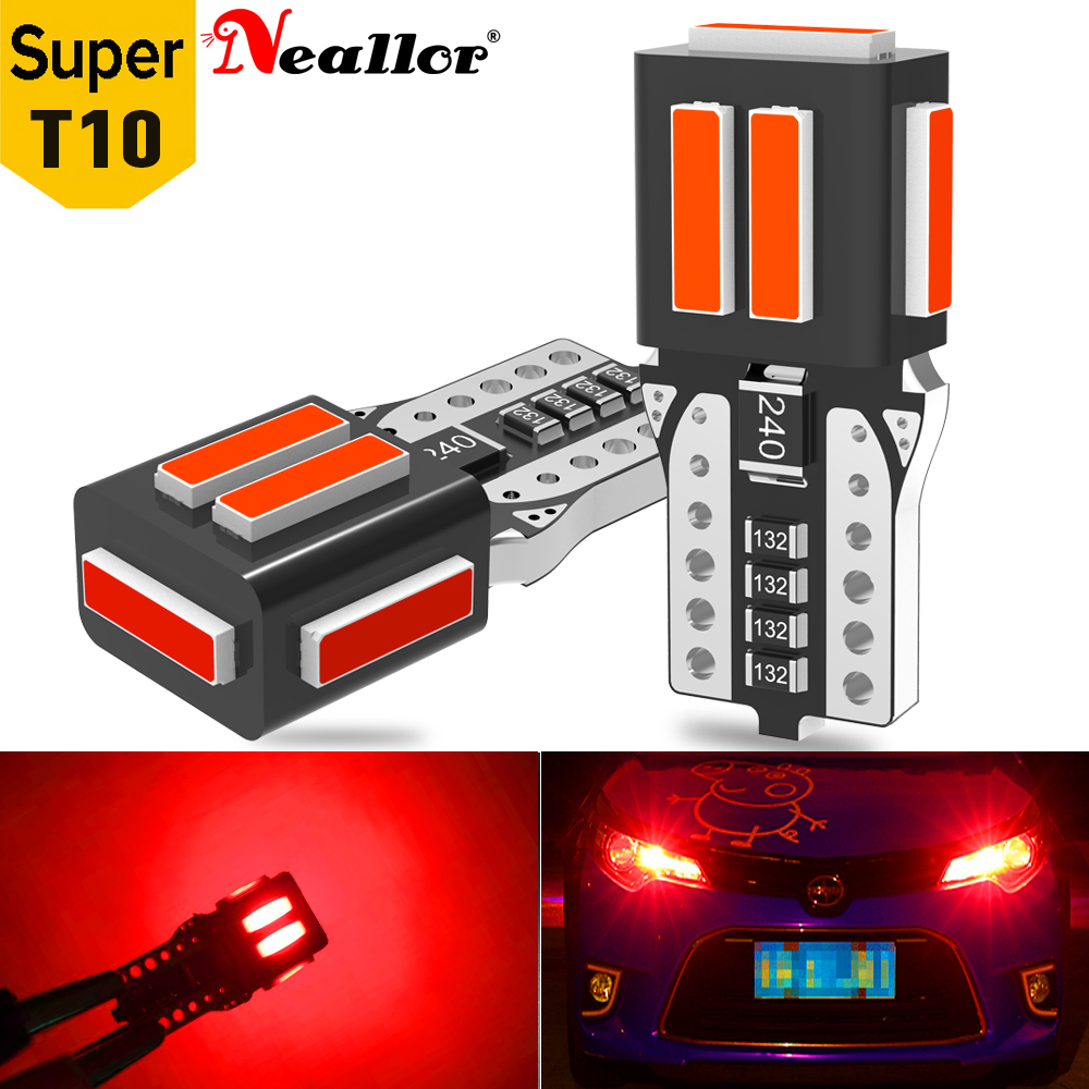 Orange Lighting Decor - 2X T10 W5W LED ampuller Canbus