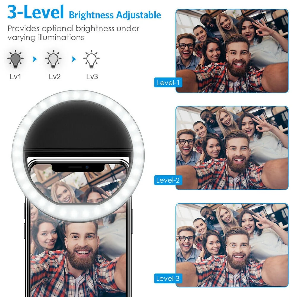USB şarj edilebilir LED Selfie - Lighting Gallery incelemesi ve fiyatı