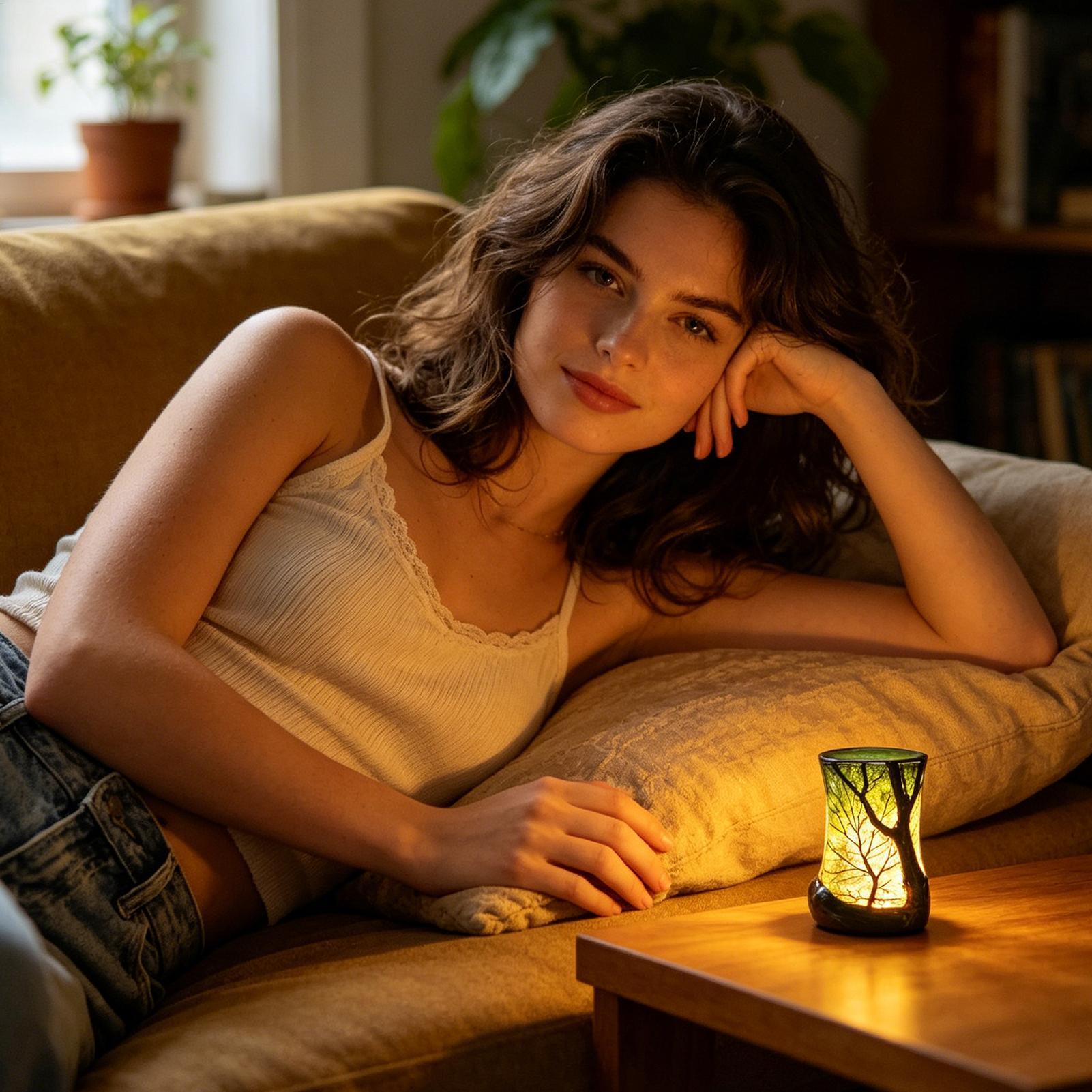 Başucu Masa Lambası Orman Gece - Lighting Decor For Home incelemesi ve fiyatı