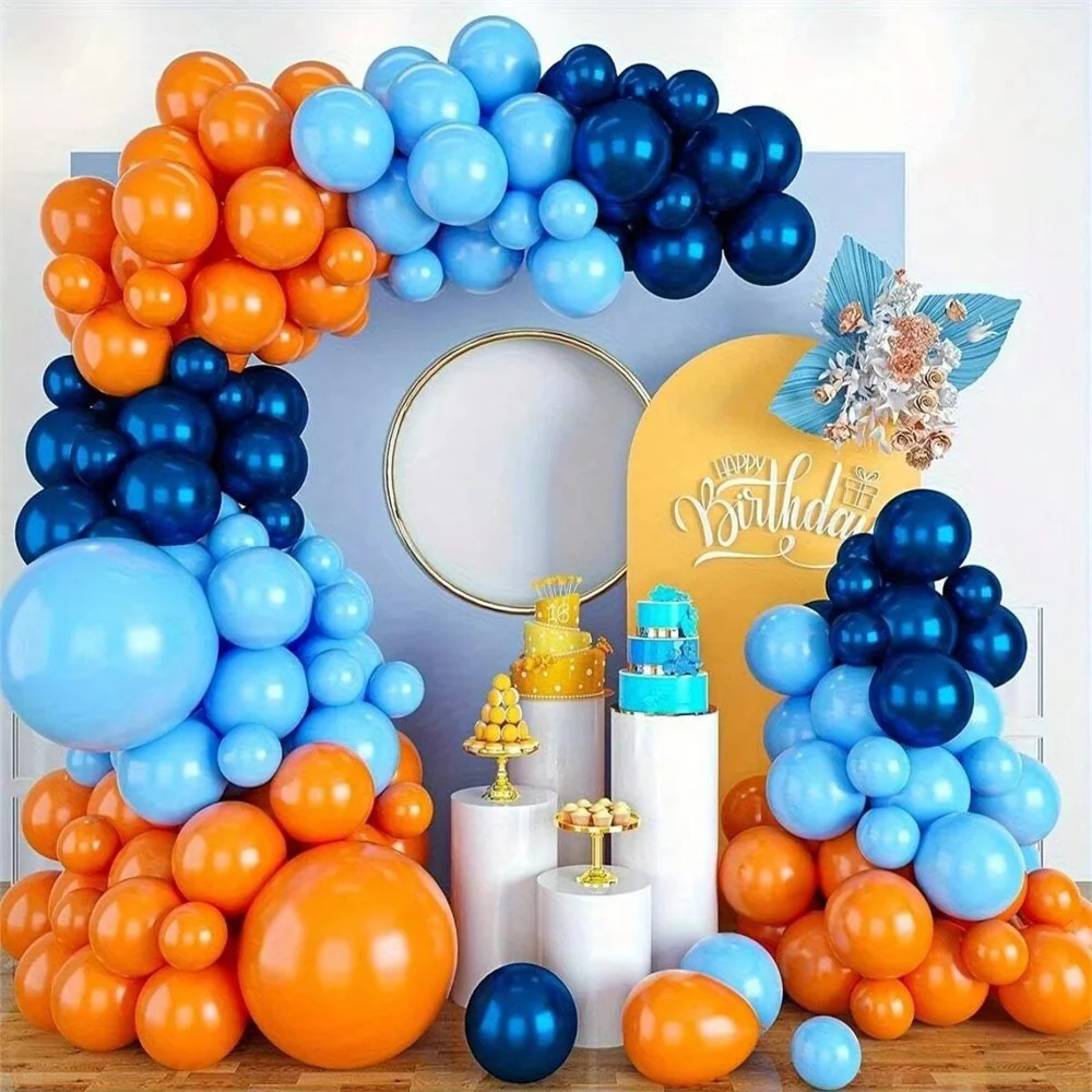 94 Adet Mavi Balon Çiçek Kemer - Orange Lighting Decor incelemesi ve fiyatı