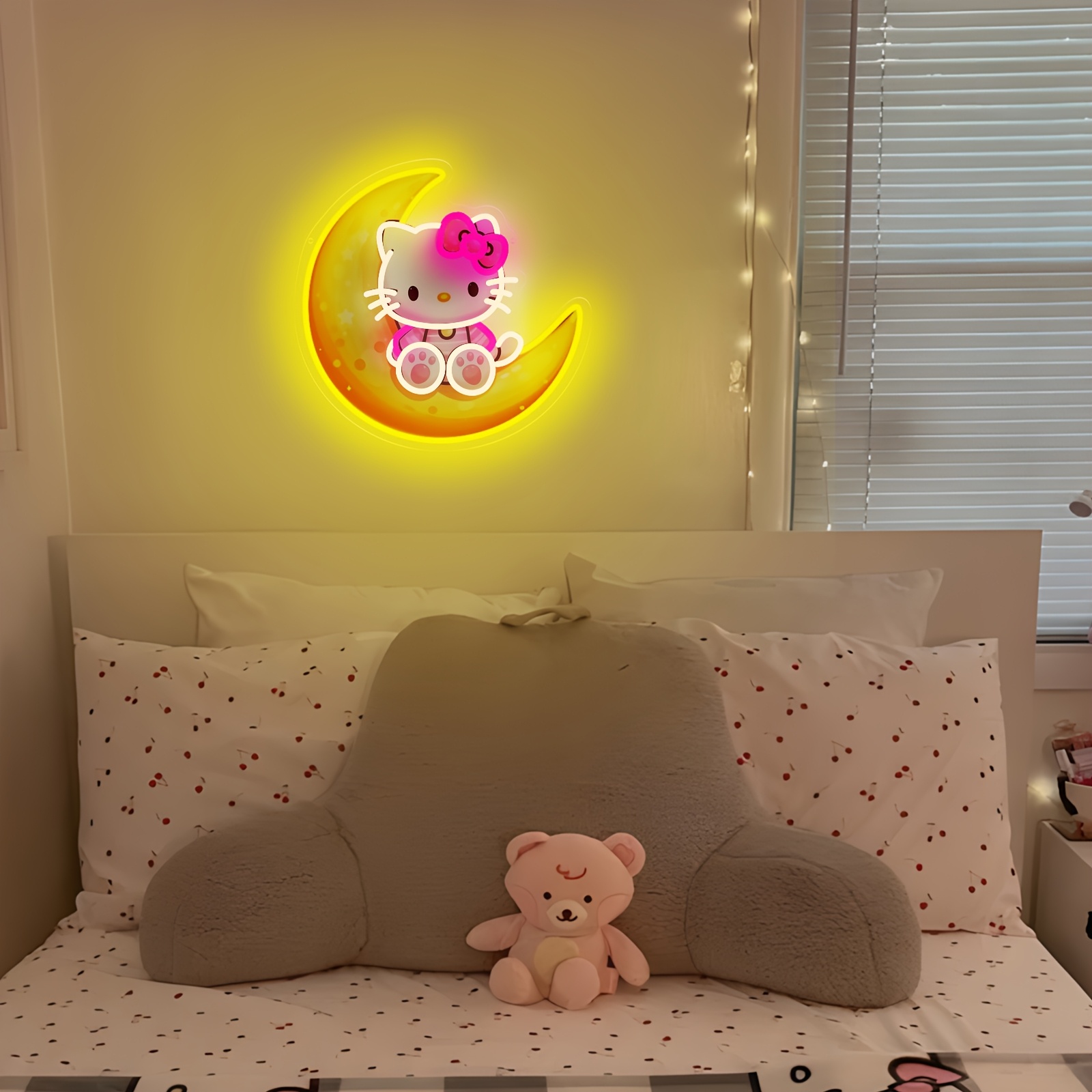 Hello Kitty on Moon Sarı Sevim - Lighting Decor For Diwali incelemesi ve fiyatı