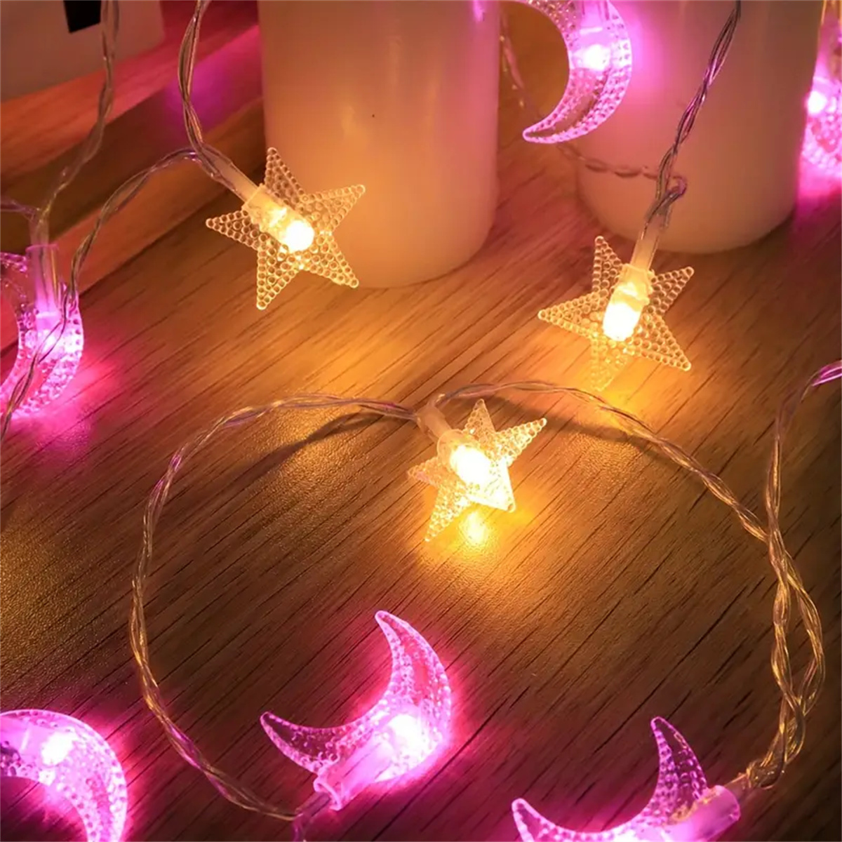 1.5 M/3 M LED Yıldız Ay Renkli - Lighting Decor For Diwali incelemesi ve fiyatı