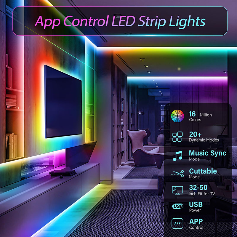 USB RGB LED Şerit Işık SMD3535 - Lighting Decor For Diwali incelemesi ve fiyatı