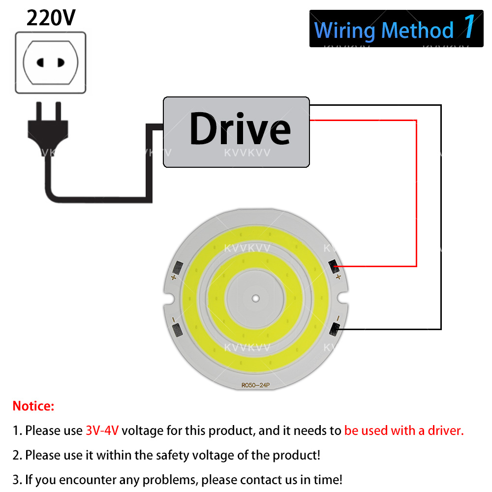 3V 4V Yuvarlak COB LED Lamba P - Lighting Decor For House incelemesi ve fiyatı