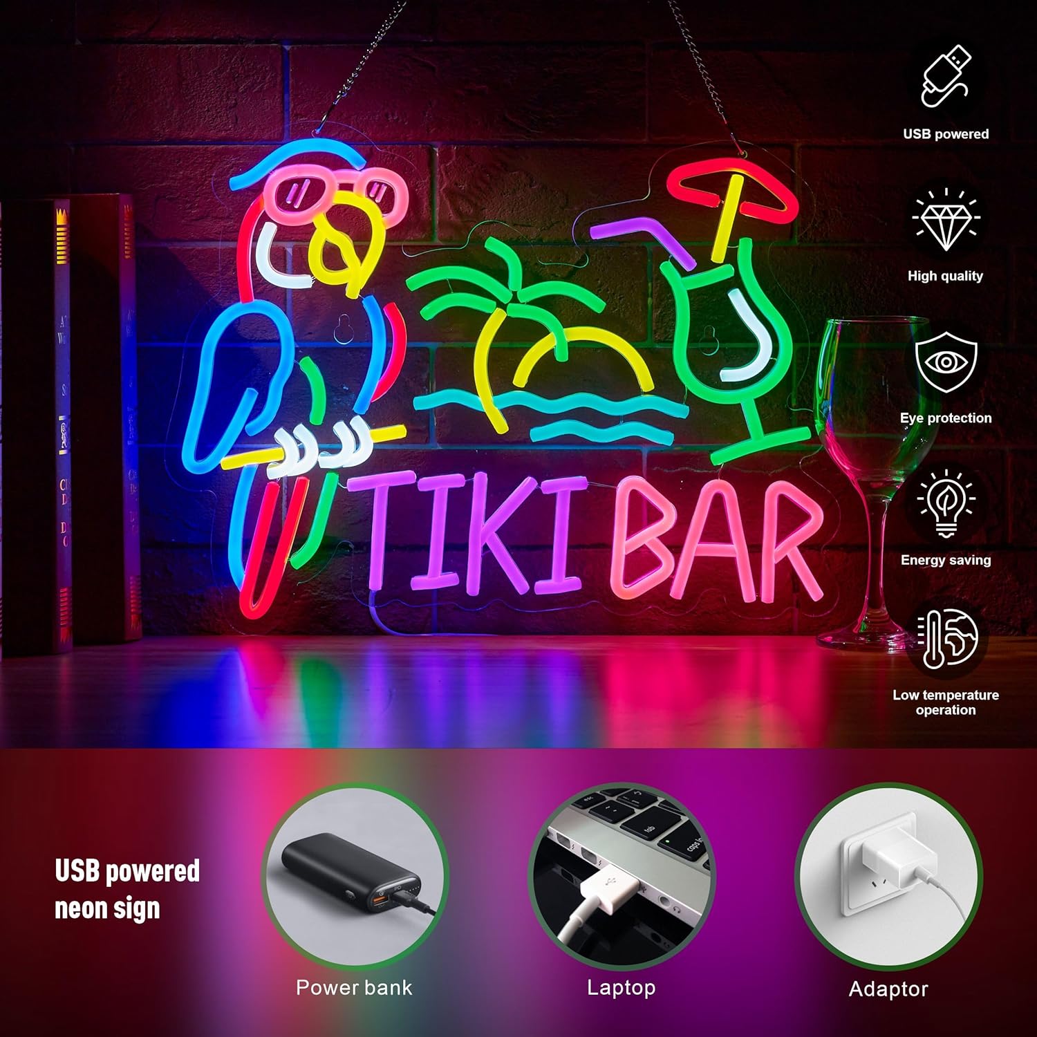 Tiki Bar Papağan Palmiye Ağacı - Lighting Tree Decor incelemesi ve fiyatı