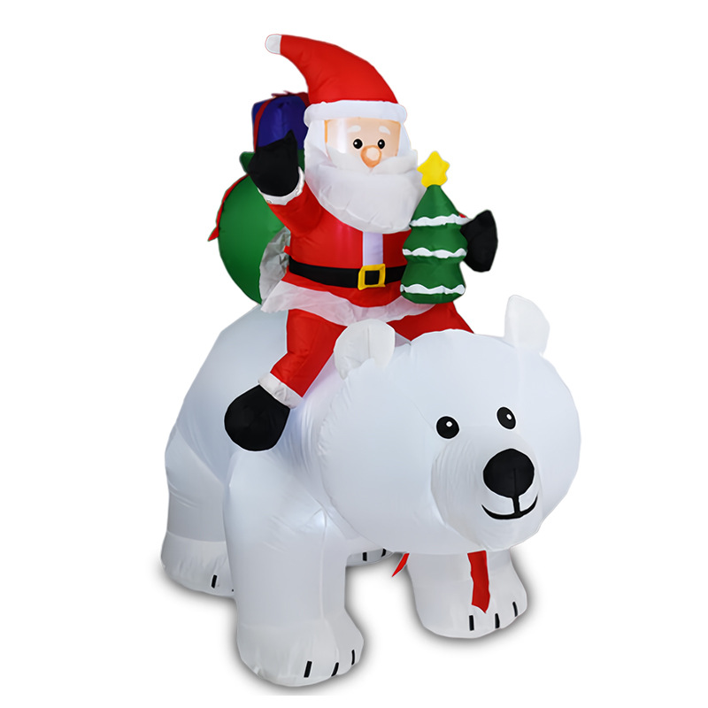 Noel Şişme Noel Baba Kutup Ayı - Lighting Tree Decor incelemesi ve fiyatı