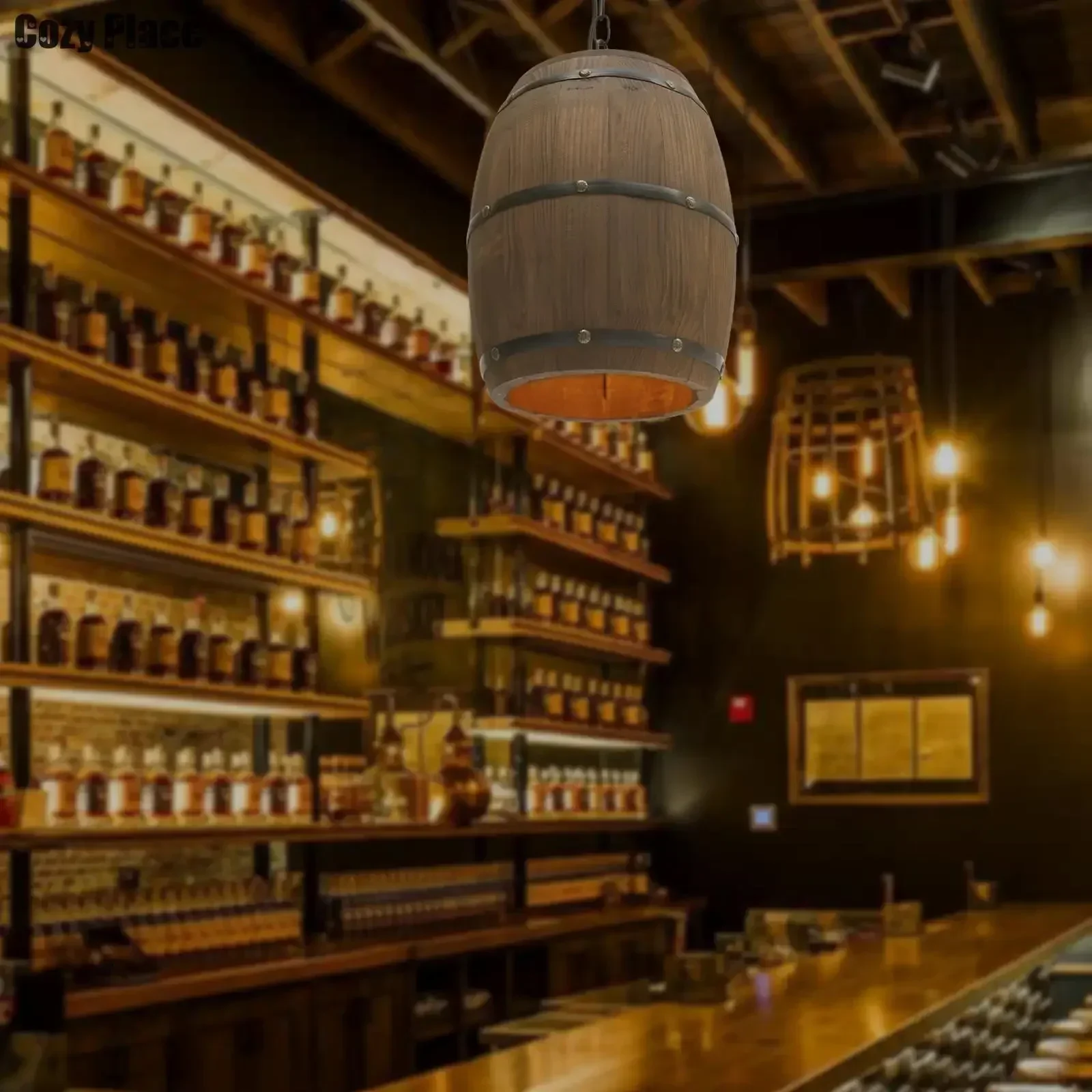 Rustik Lamba Vintage Avize Ahş - Lighting Decor For Home incelemesi ve fiyatı